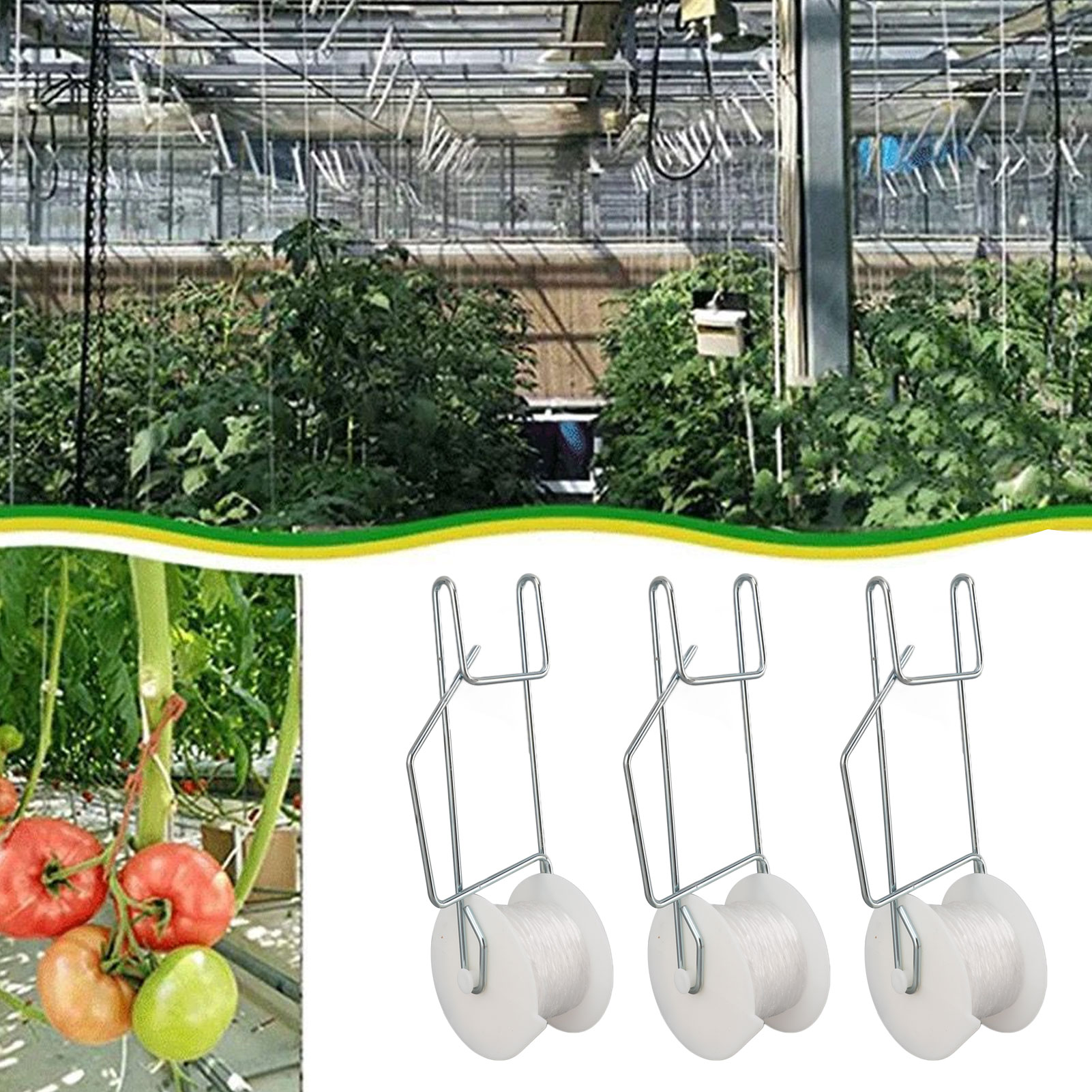 Gardening Tools Essential - 6-50 unidades de Ganchos de Soporte