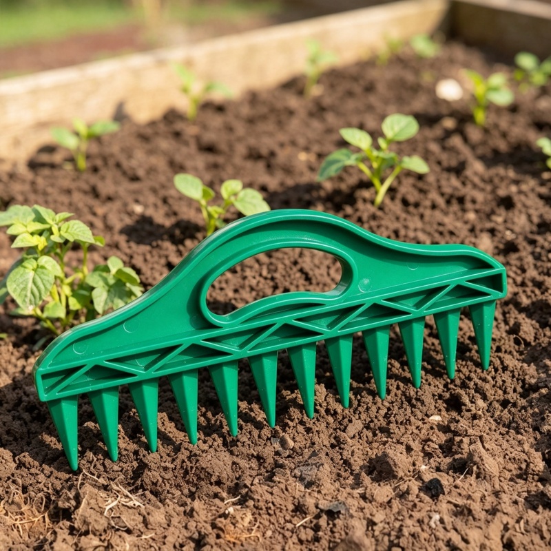 Sembrador manual de plástico p - Gardening Tools Vegetables reseña y precio