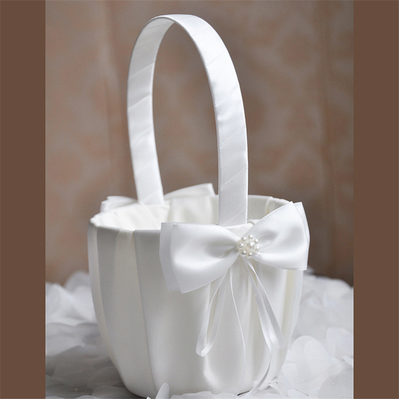 Cesta de flores blanca para ni - Gardening Tools Girls reseña y precio