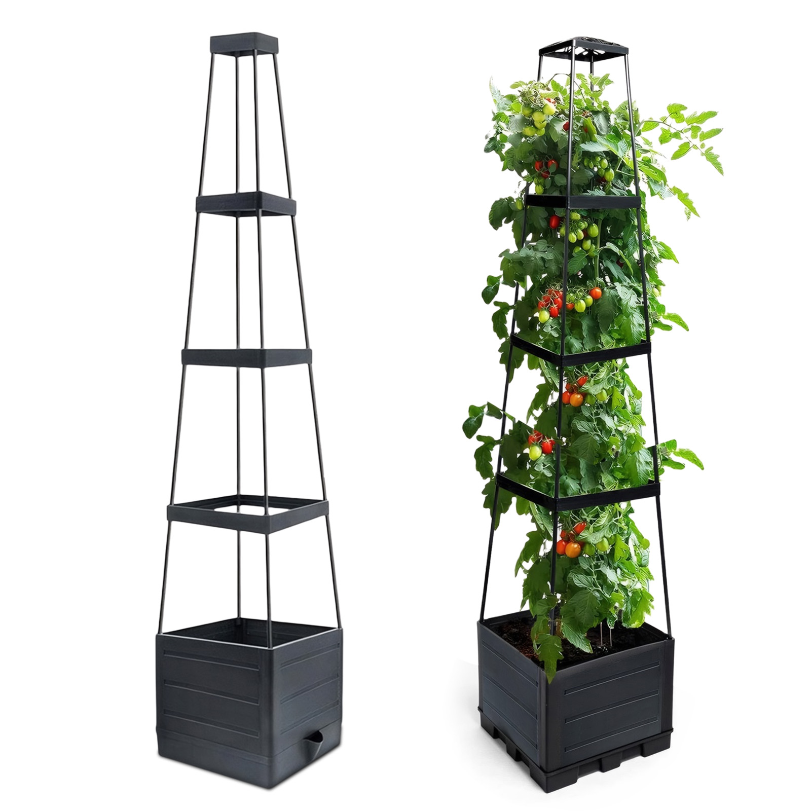 Jardinera Elevada con Enrejado - Self-Watering Planter reseña y precio